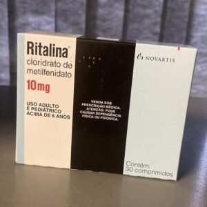 Ritalina ( Cloridrato de Metilfenidato ) 10MG 30 Comprimidos .