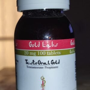 Testosterona Oral 20MG - 100 Comprimidos - Gold Labs