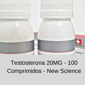 Testosterona - 20MG - 100 Comprimidos - New Science